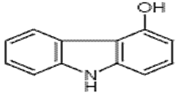 Chemical Structure of 4-Hydroxycarbazole